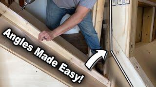 Framing a Wall With Angles Over Stair Bulkhead