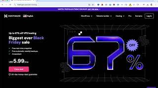 Hostinger VPS Hosting Black Friday Deal 2024 – Up to 80% OFF on VPS Plans With Coupon Code