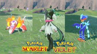 New Starter Pokémon Evolution - Pokémon Scarlett and Violet