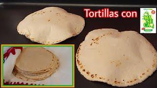 ¿Cómo hacer TORTILLAS con MASECA? El SECRETO para que te queden SUAVES y ESPONJADASMuchos TIPS