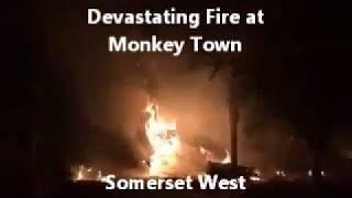 Devastating Fire swept through Monkey Town Somerset West