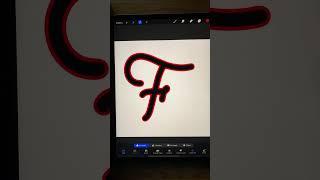 Procreate tutorial - Quick outlines in Procreate (YouTube #shorts)