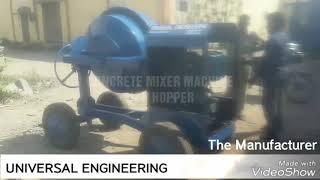 CONCRETE MIXER MACHINE NON HOPPER (1Bag) 10/7 , MAKE: UNIVERSAL ENGINEERING, BRAND: CONTRACTOR