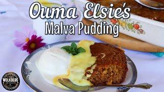 Homemade Malva Pudding Recipe | Ouma Elsie's "Jan Ellis Poeding" Recipe | South African recipes