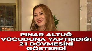 Pınar Altuğ vücuduna yaptırdığı 21 dövmesini gösterdi - Magazin Haberleri tv100