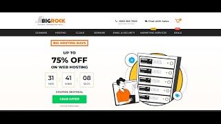 BigRock Web Hosting Review - Up to 75% - Host Now - Just Try it Out