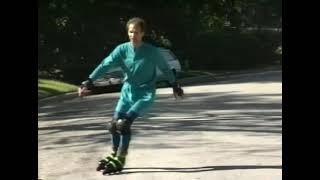 Tom Giebink inline skating.... getting around town.  Austin Texas the mid-90's