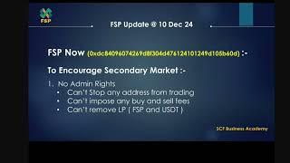 FSP Update from Singapore Live FSP to FSP-X