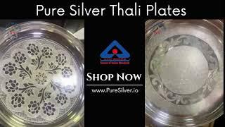 Pure Silver Dinner Plates [Weights and Price Included] at www.PureSilver.io