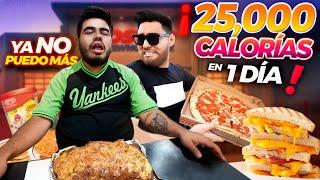 ¡RETO! 25 MIL CALORÍAS en un DÍA  | SOY COMPA ROSH