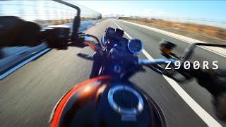 試乗カワサキZ900RS　轟音の暴れ牛だ！バイクですけど！【kawasaki z900rs 2018】突然逃太郎のモトブログ