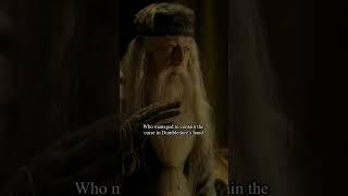 What is the story behind Dumbledore's deadly curse in Harry Potter?