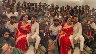 Sonakshi Sinha Zaheer iqbal Giving photo With Media First Time After Marriage  Congratulations 