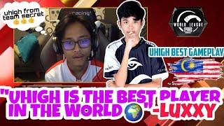 "UHIGH IS THE BEST PUBG PLAYER IN THE WORLD"-BIGETRON RA CAPTAIN,LUXXY  | UHIGH GAMEPLAY