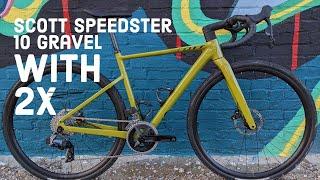 So rad! The Scott Speedster Gravel 10 - with a 2X set-up