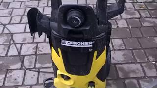 Karcher K 5 VS грибок и мох на бетоне