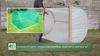 Garden Cloche | Mini Polytunnel | Polytunnel Cloches | Hoop Cloches