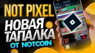 Новая Тапалка От NotCoin - NotPixel / Как Заработать ?