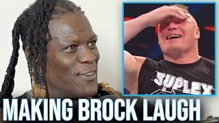 R-Truth Made Brock Lesnar Break Character