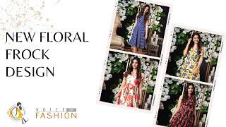 New Floral Frock Design 2021 | New Arrival | ZigZag LK | Voice of Fashion