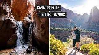 Hiking to the AMAZING Kanarra Falls + Kolob Canyons at Zion National Park (Timber Creek Overlook)