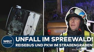 UNFALL IM SPREEWALD: Überholmanöver fordert Verletzte | Wie durch ein Wunder kam niemand ums Leben