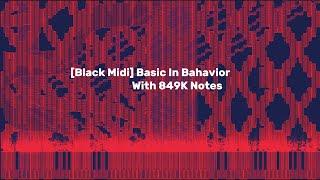 [Black Midi] Basic In Bahavior With 849K Notes