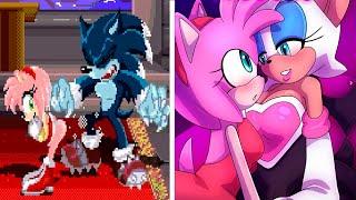 Amy Rose and Rogue save Sonic | Amy Rose is Worth It | Project X : Love Potion Disaster