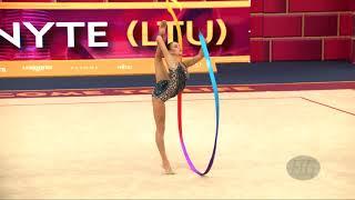 MASIONYTE Neringa (LTU) - 2019 Rhythmic Worlds, Baku (AZE) - Qualifications Ribbon