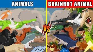 Animals vs Brainrot Animals [S1] | Brainrot Animals Animation