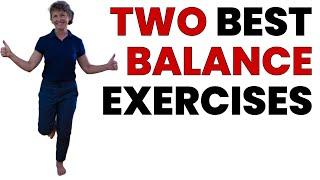 The 2 BEST BALANCE Exercises for Seniors and Beginners