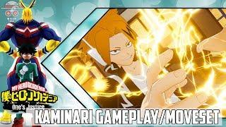 My Hero Academia One's Justice Kaminari Gameplay/Moveset |MHAOJ Kaminari Moveset Showcase [HD]