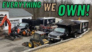 Here's Our Entire Lawn Care Fleet: 2023 LANDSCAPING EQUIPMENT SETUP!