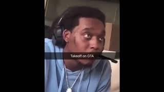 Takeoff Playing GTA V 5 high as a SKY! Migos 2018