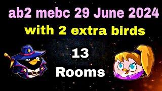 Angry birds 2 mighty eagle bootcamp Mebc 29 June 2024 with 2 extra birds bomb+stella#ab2 mebc today