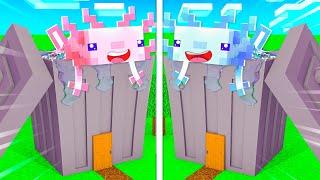 MÄDCHEN AXOLOTL BASE vs. Jungs AXOLOTL BASE Minecraft [Deutsch/HD]