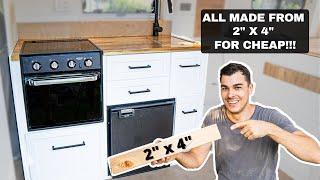 AMAZING DIY Van Kitchen built CHEAP  | Ford Transit Conversion