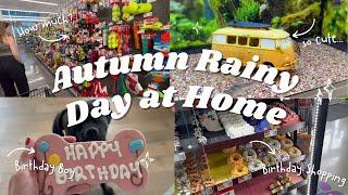 MY BIRTHDAY BOY TURNS 3 | Fall Rainy Day at Home | Few days in my homebody life