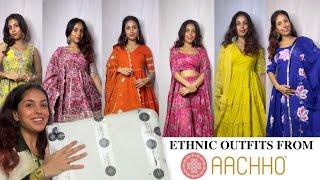 AACHHO ETHNIC OUTFITS *TRY ON* HAUL | ANARKALI | KURTA SETS & MORE| KASHISH