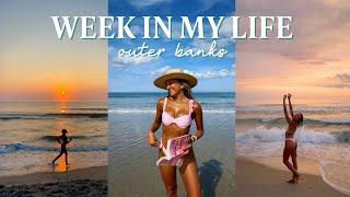 OUTER BANKS WEEK IN MY LIFE VLOG || beach days, book reviews, family time & relaxing