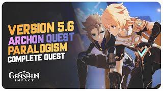 Version 5.6 Archon Quest "Paralogism" Full Quest (Mondstadt Arc) | Genshin Impact