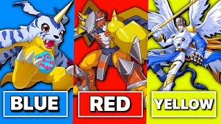 Choose Your Digimon Deck Knowing Only Their Color