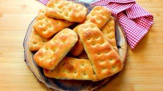 CROCCANTI FUORI E MORBIDE DENTRO: FOCACCE FACILI fatte in casa - SENZA IMPASTO - FOCACCIA BREAD