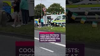 Coolock protests: Fires break out at site earmarked for asylum seekers