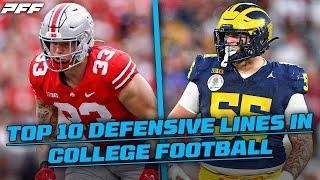 Top-10 Defensive Lines in College Football: Alabama, Georgia & more!