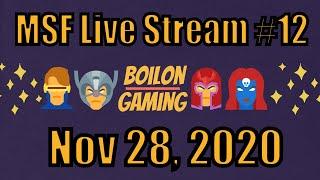 Boilon's MSF  Live Stream #12 - Sat Nov 28 - Ghost Blitzing , DD3, War, U7.2 & More!