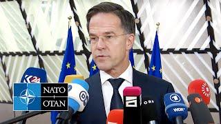 NATO Secretary General doorstep statement at the EU Foreign Affairs Council, 19 NOV 2024