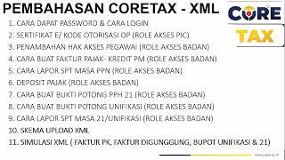 Kelas Pajak Coretax Pembahasan Coretax dan XML (Cara Buat Faktur dengan Skema Impor-Upload CSV-XML)