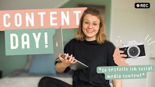 WENIG ZEIT FÜR CONTENT? • So PLANE und ERSTELLE ich meine Social Media Inhalte! [ CONTENT BATCH DAY]