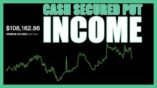 Cash Secured Puts To Generate Income | Simple Option Trading